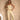 Jane Yellow & Ivory Striped Pants - full body front view