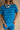 Larsen Blue Striped Knit Top - clsoe up front