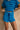 Larsen Blue Striped Knit Shorts -close up of front