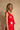 Talia Red Tropical Tie Front Top - side view