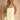 Alina Yellow Strapless Linen Top - front view
