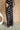 Julia Black & Cream Polka Dot Pants- close up front view