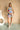 Lila Pink Multi Floral Mini Dress- full body view