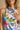 Lila Pink Multi Floral Mini Dress- close up top view