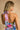 Lila Pink Multi Floral Mini Dress- close up back view