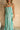 June Green & Cream Stripe Midi Dress- front view