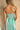 June Green & Cream Stripe Midi Dress- close up back view