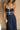 Rima Navy & Cream Sweetheart Midi Dress - close up front