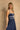 Rima Navy & Cream Sweetheart Midi Dress - frontal side view