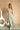 Kelsie Sage Green Linen Midi Dress - full body front view