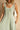 Kelsie Sage Green Linen Midi Dress - close up front view