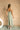 Kelsie Sage Green Linen Midi Dress - full body back view