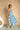 Inez Blue Multi Floral Midi Dress - full body frontal side 