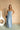 Cameron Blue Linen Midi Dress - full body