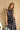 Charlotte Black Polka Dot Maxi Dress - upper body front view