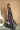 Charlotte Black Polka Dot Maxi Dress - full body side view
