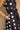 Charlotte Black Polka Dot Maxi Dress - close up side