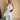 Lucie White Polka Dot Tiered Maxi Dress - full body front view