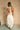 Lana Beige Polka Dot Tiered Maxi Dress - full body back view