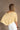 Lizzie Butter Yellow Poncho - back view
