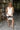 Lola White Asymmetrical Button-Up Tank- full body view
