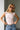 Blair Soft Pink Ruched Tank- front top view