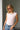 Blair Soft Pink Ruched Tank- frontal side view