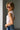 Blair Soft Pink Ruched Tank- side view