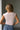 Blair Soft Pink Ruched Tank- back view