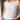Olivia Off White Scallop Knit Tank- close up front view