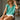 Tomi Emerald Sleeveless Knit Top - front sitting view