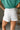Lara White Western Pocket Denim Shorts - back