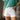 Lara White Western Pocket Denim Shorts - front view