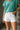Lara White Western Pocket Denim Shorts - front view