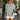Ashton Black & White Striped Button-Up Top - front view
