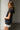 Sierra Washed Black Sleeveless Hoodie - side view
