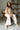 Elora Natural Sleeveless Linen Jumpsuit - full body front view
