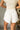 Callen White Frayed Hem Shorts - back