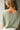 Lainey Sage Cotton Short Sleeve Top - close up back view