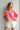 Lainey Pink Cotton Short Sleeve Top - front 
