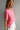Lainey Pink Cotton Short Sleeve Top - side view