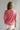 Lainey Pink Cotton Short Sleeve Top - back view