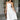 Sara White Eyelet Strapless Midi Dress - full body front view