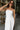 Sara White Eyelet Strapless Midi Dress - upper body front view