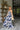 Everleigh Navy Tropical Print Maxi Dress - full body frontal view