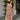 Laguna Brown Palm Print Maxi Dress - full body front view