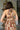 Laguna Brown Palm Print Maxi Dress - close up back