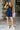 Stella Dark Denim Flare Tank- full body view