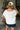 Tomi Ivory Sleeveless Knit Top- close up back view