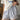 Lila Blue Lace Trim Shorts - front view